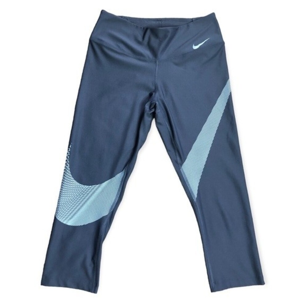 Nike Women’s Athletic Mid-Rise Logo Front Capri Tights